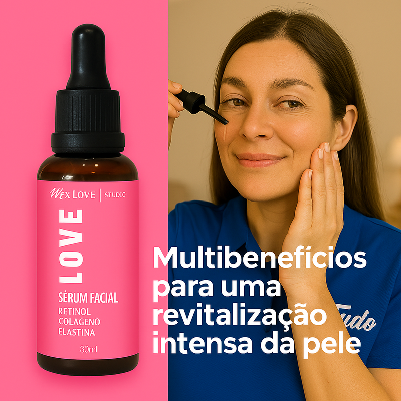 Sérum Anti-Rugas Love - LEVE 2 UNIDADES E PAGUE MENOS 🔥